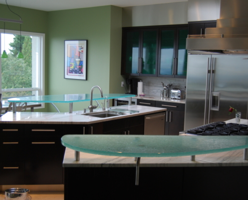 Caribbean Wisp Glass Counter Tops - CT-022