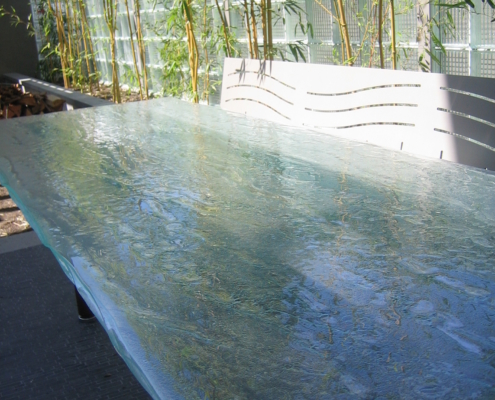 4-Layer Aisu Glass Patio Table - DT-028