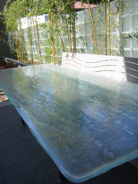 4-Layer Aisu Glass Patio Table - DT-028